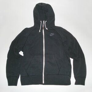 Nike Hoodie Faded Black Zip-Up Men's Size L